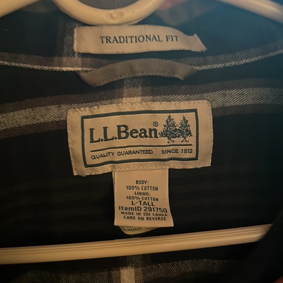 LL Bean Shirt Jacket - Picture 2 of 3